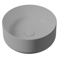 Раковина настольная, Round , жемчуг серый