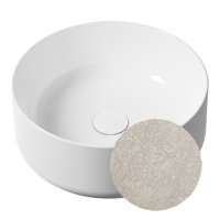 Раковина настольная, Round , тоскана тортора
