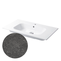 Раковина, встраиваемая консоль Qubo Square 46, тоскана бром