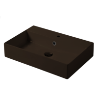 Раковина настольная/подвесная, Slim square, касторо