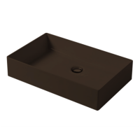 Раковина настольная, Slim square, касторо