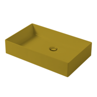 Раковина настольная, Slim square, горчица