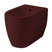 Биде напольное, Skip50, гранат