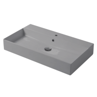 Раковина настольная/подвесная, Slim square, жемчуг серый
