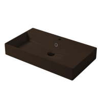 Раковина настольная/подвесная, Slim square, касторо