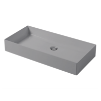 Раковина настольная, Slim square, жемчуг серый