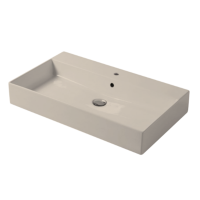 Раковина настольная/подвесная, Slim square, песок