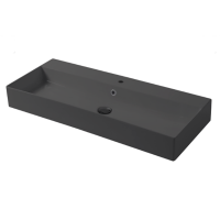 Раковина настольная/подвесная, Slim square, серый бром