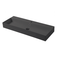 Раковина настольная/подвесная, Slim square, серый бром