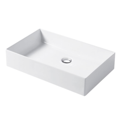 Раковина настольная, Slim square, белый глянцевый