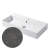 Раковина настольная/подвесная, Slim square, тоскана бром Disegno Ceramica Раковина настольная/подвесная, Slim square, тоскана бром