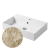 Раковина настольная/подвесная, Slim square, тоскана