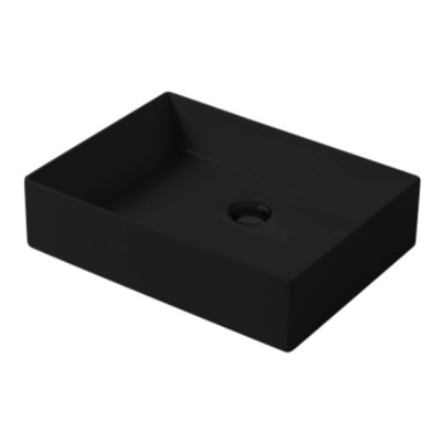 Раковина настольная, Slim square, черный матовый