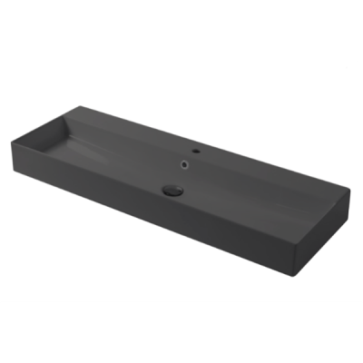 Раковина настольная/подвесная, Slim square, серый бром