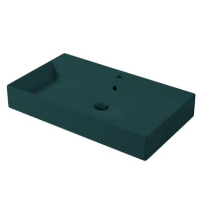 Раковина настольная/подвесная, Slim square, нефть