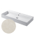 Раковина настольная/подвесная, Slim square, тоскана песок Disegno Ceramica Раковина настольная/подвесная, Slim square, тоскана песок