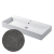 Раковина настольная/подвесная, Slim square, тоскана бром Disegno Ceramica Раковина настольная/подвесная, Slim square, тоскана бром