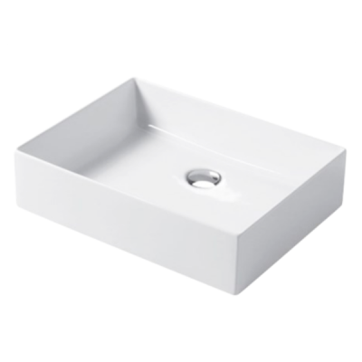 Раковина настольная, Slim square, белый глянцевый