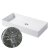 Раковина настольная, Slim square, деко Disegno Ceramica Раковина настольная, Slim square, деко