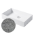 Раковина настольная, Slim square, урбан Disegno Ceramica Раковина настольная, Slim square, урбан