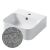 Раковина настольная/подвесная, Slim, урбан Disegno Ceramica Раковина настольная/подвесная, Slim, урбан