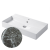 Раковина настольная/подвесная, Slim square, деко Disegno Ceramica Раковина настольная/подвесная, Slim square, деко