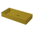 Раковина настольная, Slim square, горчица Disegno Ceramica Раковина настольная, Slim square, горчица