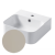 Раковина настольная/подвесная, Slim, песок Disegno Ceramica Раковина настольная/подвесная, Slim, песок