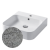 Раковина настольная/подвесная, Slim, урбан Disegno Ceramica Раковина настольная/подвесная, Slim, урбан