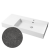 Раковина настольная/подвесная, Slim square, тоскана бром