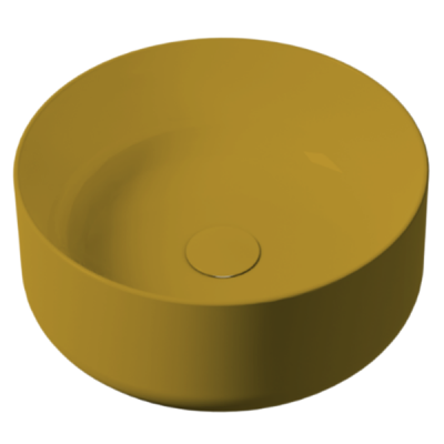 Раковина настольная, Round , горчица