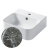 Раковина настольная/подвесная, Slim, деко Disegno Ceramica Раковина настольная/подвесная, Slim, деко