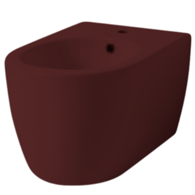Биде подвесное, Skip55, гранат
