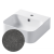 Раковина настольная/подвесная, Slim, тоскана бром Disegno Ceramica Раковина настольная/подвесная, Slim, тоскана бром