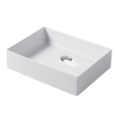 Раковина настольная, Slim square, белый матовый